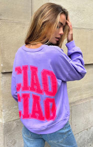 Jurkjes Ciao Sweater Lizz Lila Neon