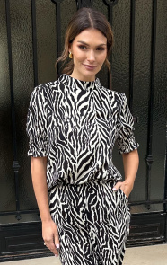 Jurkjes Short Sleeve Top Lilly Zebra