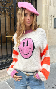 Jurkjes Pofmouwen Oversized Evalina Sweater