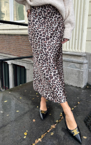 Jurkjes Satijnen Rok Alisa Leopard