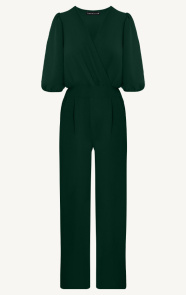 Jurkjes Dubai Jumpsuit V-Hals Elsa Emerald