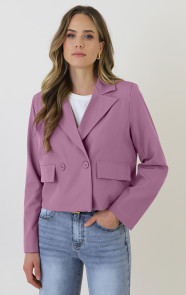 Jurkjes Classic Cropped Blazer Mauve 2.0