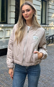 Jurkjes Quilted Jacket Muse Club Beige