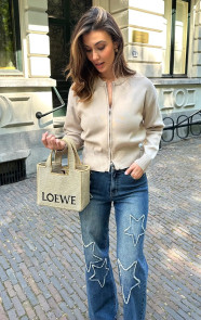 Jurkjes Soft Zip Cardigan Beige