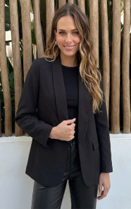 Jurkjes Dames Blazer Nore Longsleeve Black