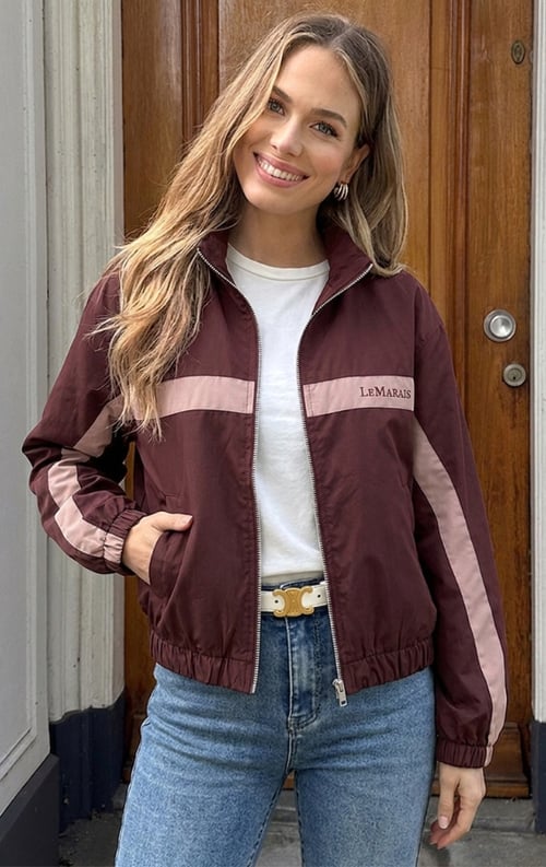 Jurkjes Parachute Jacket Le Marais Burgundy