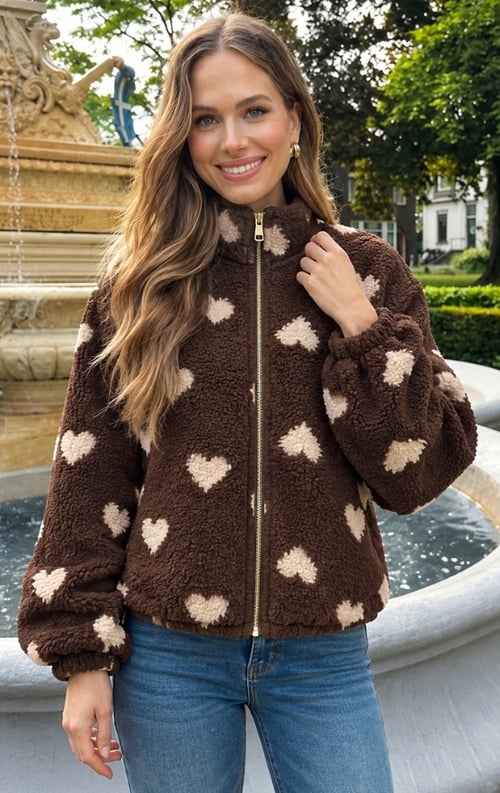 Jurkjes Soft Heart Jacket Choco