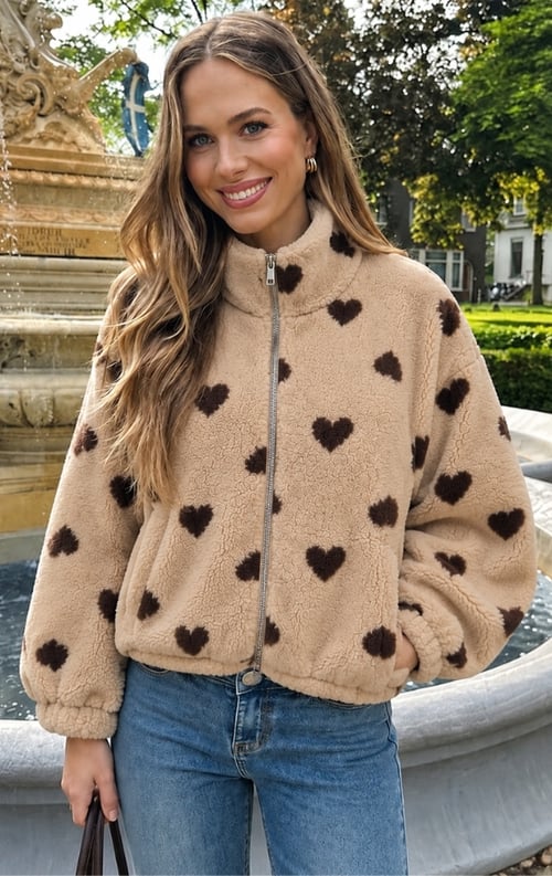 Jurkjes Soft Heart Jacket Beige