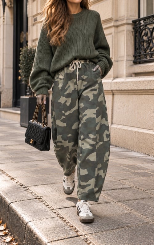 Jurkjes Camo Balloon Jogger Broek Army