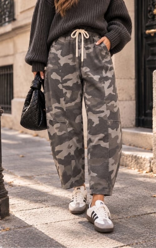 Jurkjes Camo Balloon Jogger Broek Grey